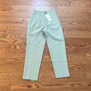 ZARA High Waisted Pants *Mint Green*